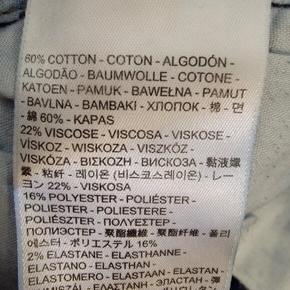 Levis Mid Rise Skinny Jeans Denim Womens Size 6 28Wx28I Blue Dark Wash EUC - Picture 10 of 10